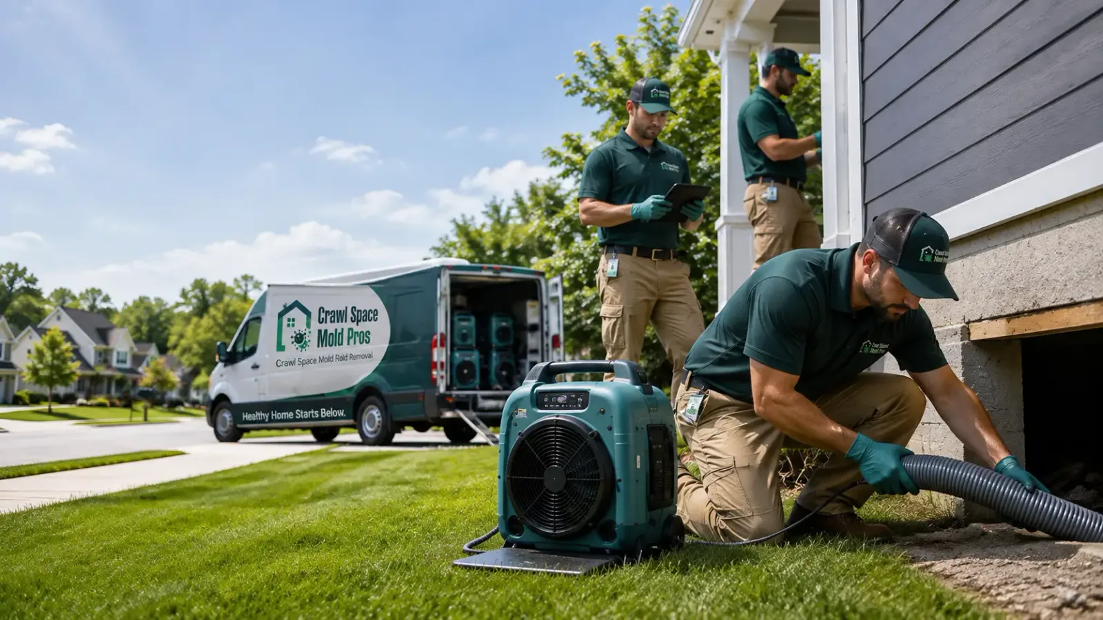 Crawl Space Mold Removal in Oldenburg, IN